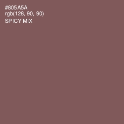 #805A5A - Spicy Mix Color Image